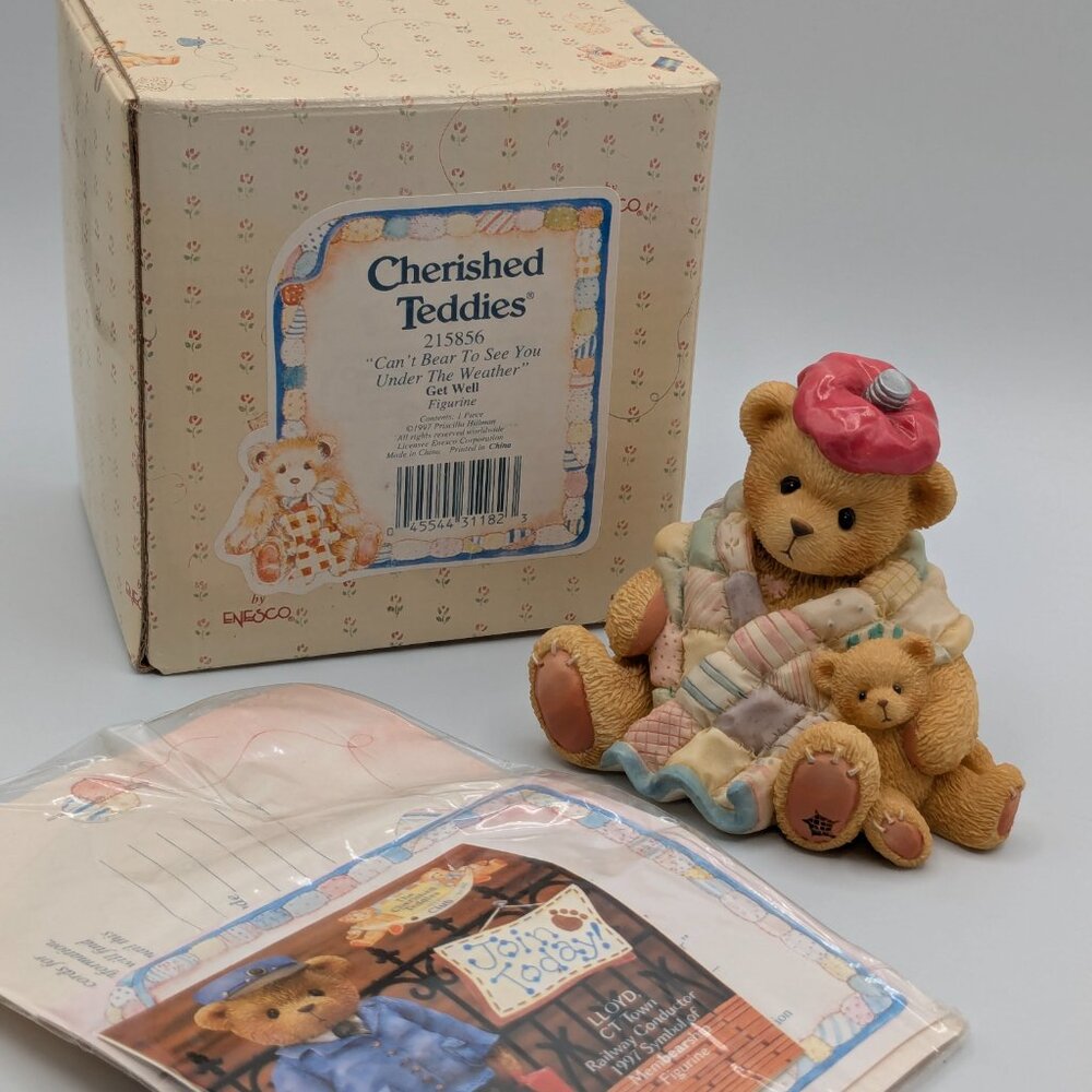 Cherished Teddies Get Well Can't Bear to See You Under the Weather (215856) 1997 - Picture 3 of 10